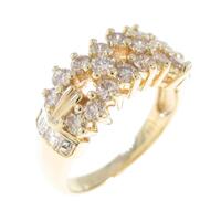K18YG ダイヤモンドリング