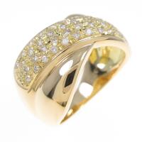 K18YG ダイヤモンドリング