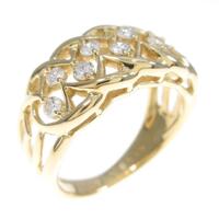 K18YG ダイヤモンドリング