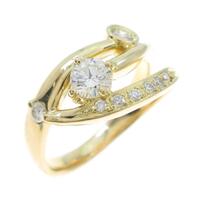 K18YG ダイヤモンドリング