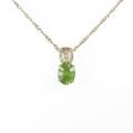 K18YG ペリドットネックレス