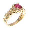 K18YG ルビーリング