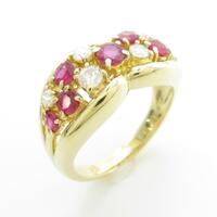 K18YG ルビーリング