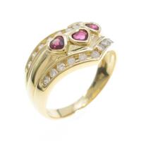 K18YG ルビーリング