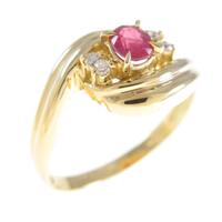 K18YG ルビーリング