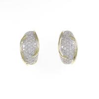 K18YG／K18WG ダイヤモンドピアス