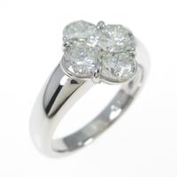 PT クローバー ダイヤモンドリング