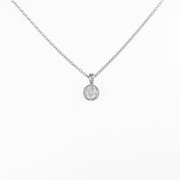 PT ソリティア ダイヤモンドネックレス