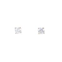 【リメイク】K18PG／ST ダイヤモンドピアス 0．311ct・0．325ct・F・SI1・VG?GOOD