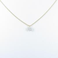 【リメイク】K18YG ダイヤモンドネックレス 0．205ct・F・SI1・EXT