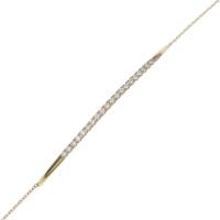 【リメイク】K18YG ダイヤモンドブレスレット