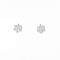 【リメイク】ST／プラチナダイヤモンドピアス 0．514ct・0．526ct・F・VS1?2・EXT H＆C