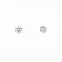 【リメイク】ST／プラチナダイヤモンドピアス 0．588ct・0．590ct・E?F・VS2・GOOD