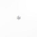 【リメイク】プラチナダイヤモンドピアス 0．204ct・G・SI2・ファンシーカット 片耳