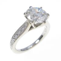 【リメイク】プラチナダイヤモンドリング 2．094ct・E・SI2・EXT