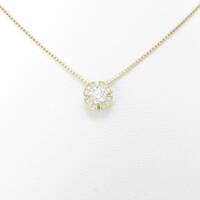 【新品】K18YG ダイヤモンドネックレス 0．252ct・G・SI2・GOOD