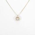【新品】K18YG ダイヤモンドネックレス 0．301ct・G・SI2・GOOD