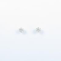【新品】K18YG ダイヤモンドピアス 0．203ct・0．200ct・E・SI2・GOOD
