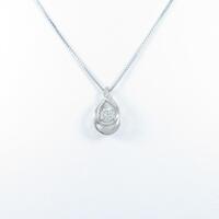 【新品】プラチナダイヤモンドネックレス 0．247ct・G・SI1・GOOD