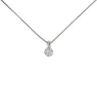 【新品】プラチナダイヤモンドネックレス 0．265ct・E・SI2・VG