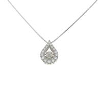 【新品】プラチナダイヤモンドネックレス 0．302ct・F・SI2・GOOD