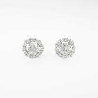【新品】プラチナダイヤモンドピアス 0．316ct・0．313ct・F・SI2・GOOD