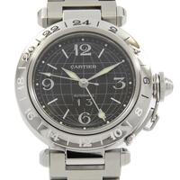 カルティエ W31049M7 パシャC GMTグランデデイト 自動巻