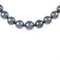 シルバークラスプ クロチョウパールネックレス