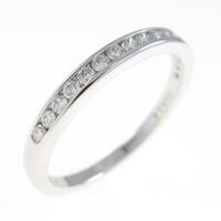 ティファニー ハーフサークル チャネルセッティング リング