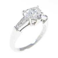 ハリーウィンストン ダイヤモンドリング 0．94ct・F・VVS2・ハートシェイプ