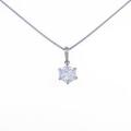 プラチナダイヤモンドネックレス 1．007ct・D・SI2・GOOD