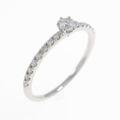 ポンテヴェキオ ダイヤモンドリング 0．120ct・E・SI1・EXT