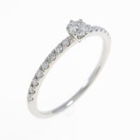 ポンテヴェキオ ダイヤモンドリング 0．120ct・E・SI1・EXT