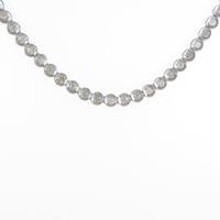 K18WG ダイヤモンドネックレス