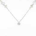 K18WG／K18YG ダイヤモンドネックレス 0．428ct・G・SI1・GOOD