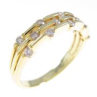 K18YG ダイヤモンドリング