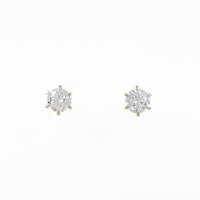 【リメイク】K18YG／ST 0．530ct・0．542ct・G?H・I1・GOOD