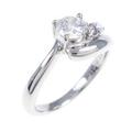 プラチナダイヤモンドリング 0．319ct・G・SI1・EXT H＆C