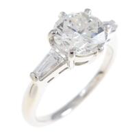 プラチナダイヤモンドリング 1．675ct・I・SI2・GOOD