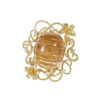 K18YG ルチルクオーツペンダント