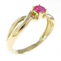 K18YG ルビーリング