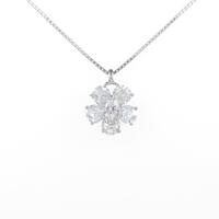 PT フラワー ダイヤモンドネックレス
