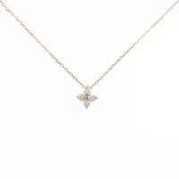 エテ フラワー ダイヤモンドネックレス