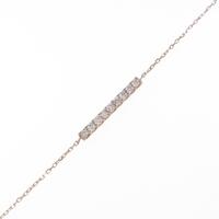 K18PG ダイヤモンドブレスレット