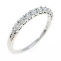 ティファニー ハーフサークル シェアドプロングセッティング リング