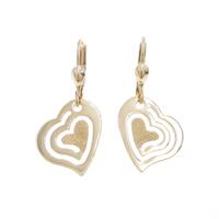 K18YG ハート ピアス