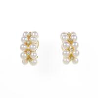 K18YG アコヤパールイヤリング