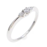 PT スリーストーン ダイヤモンドリング