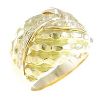 K18YG ダイヤモンドリング