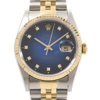 ロレックス 16233G． デイトジャスト SSxYG 自動巻